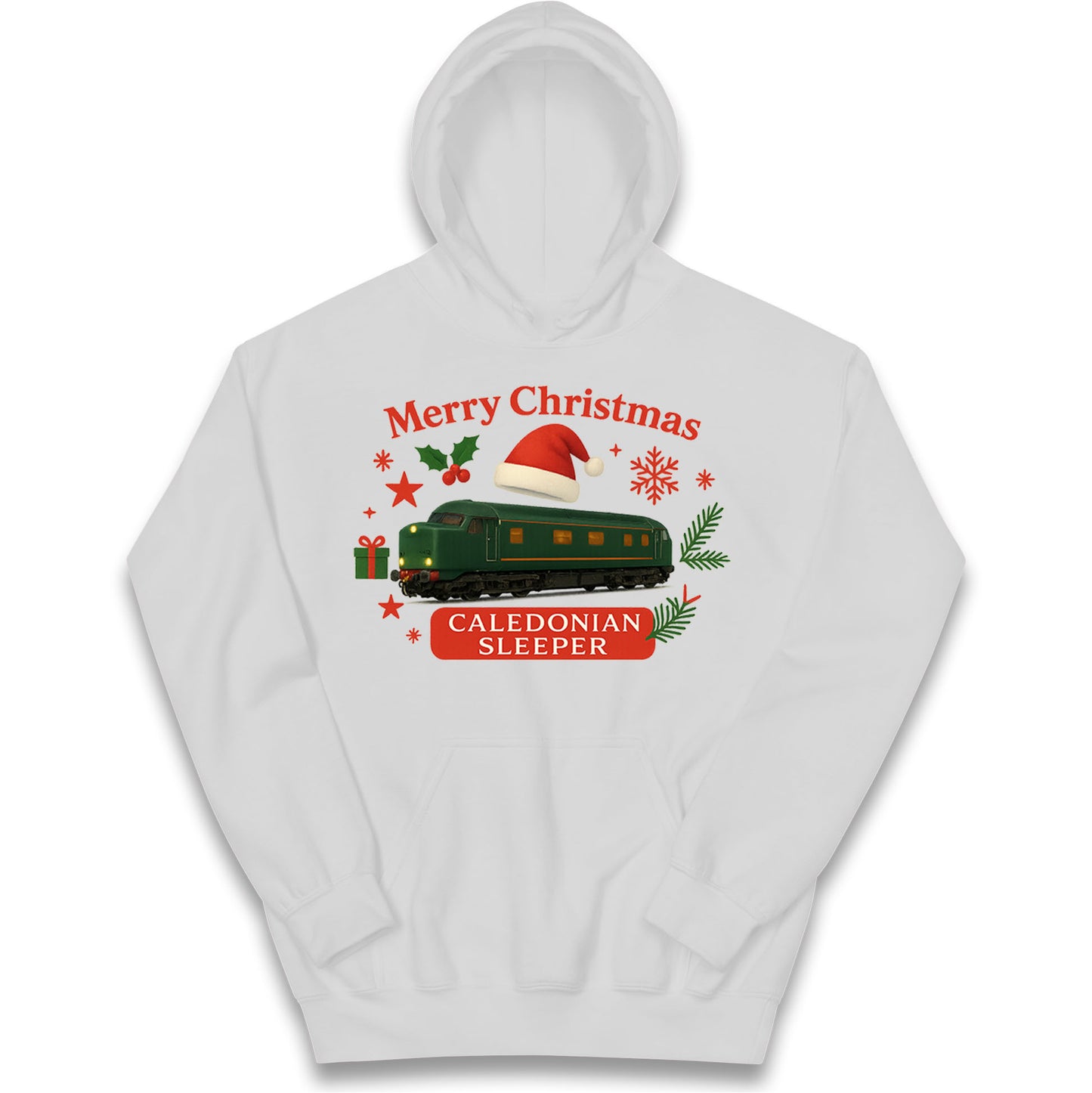 Caladonian Sleeper Christmas Kids Hoodie