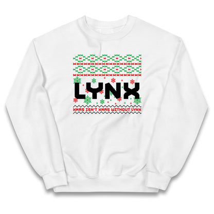 Lynx Christmas Kids Jumper