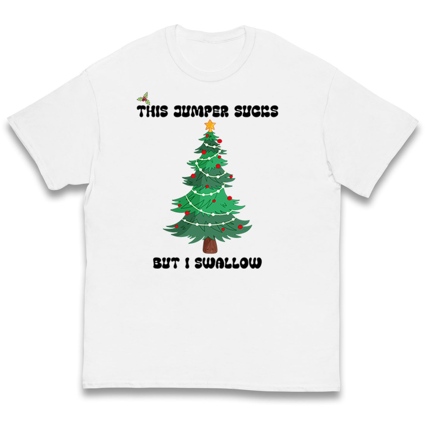 I swallow Christmas Kids T Shirt