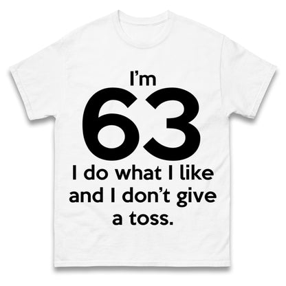 63rd Birthday T Shirt
