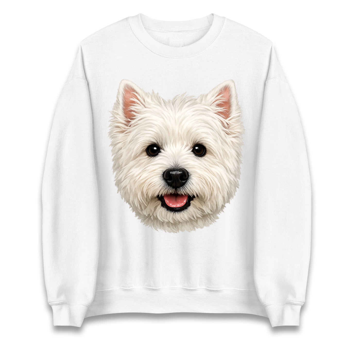 West Highland White Terrier Dog Face Jumper