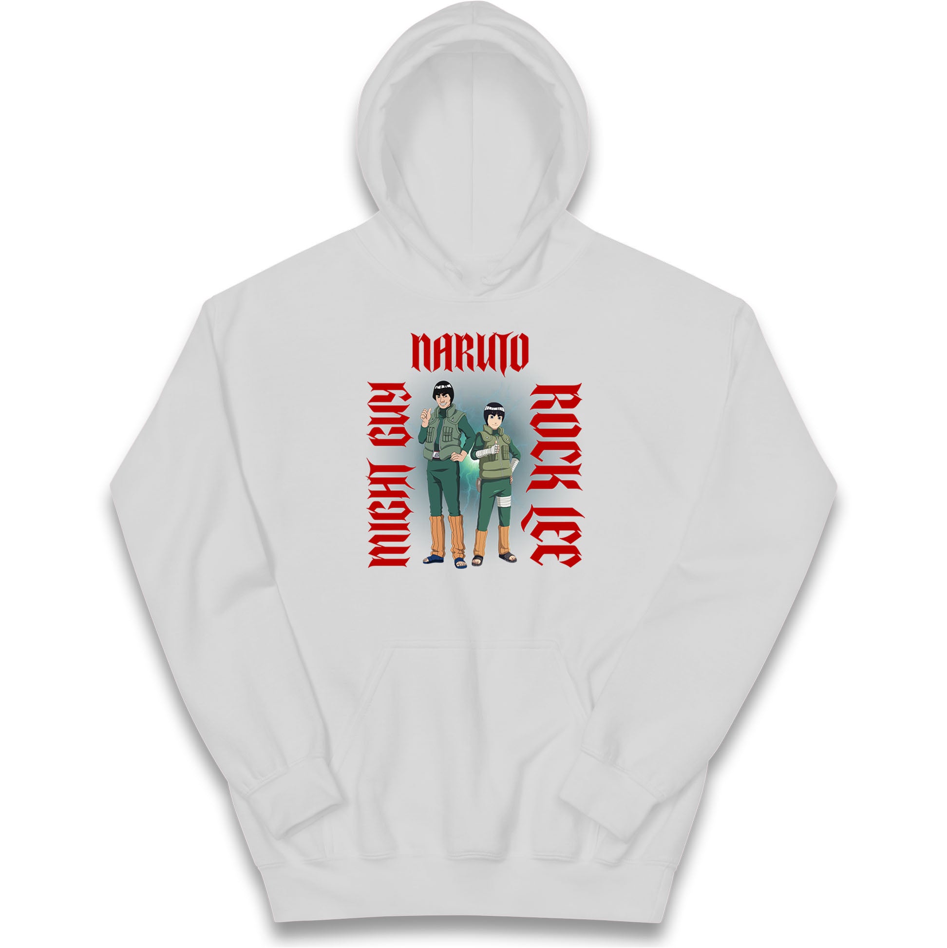 Naruto Might Guy And Rock Lee Hoodie