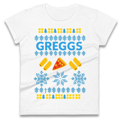 Greggs Christmas Ladies T Shirt