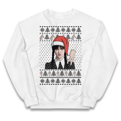 Wedensday Christmas Kids Jumper