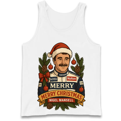 Nigel Mansell Christmas Tank Top