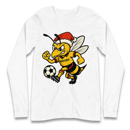 Retro Watford Christmas Long Sleeve Shirt