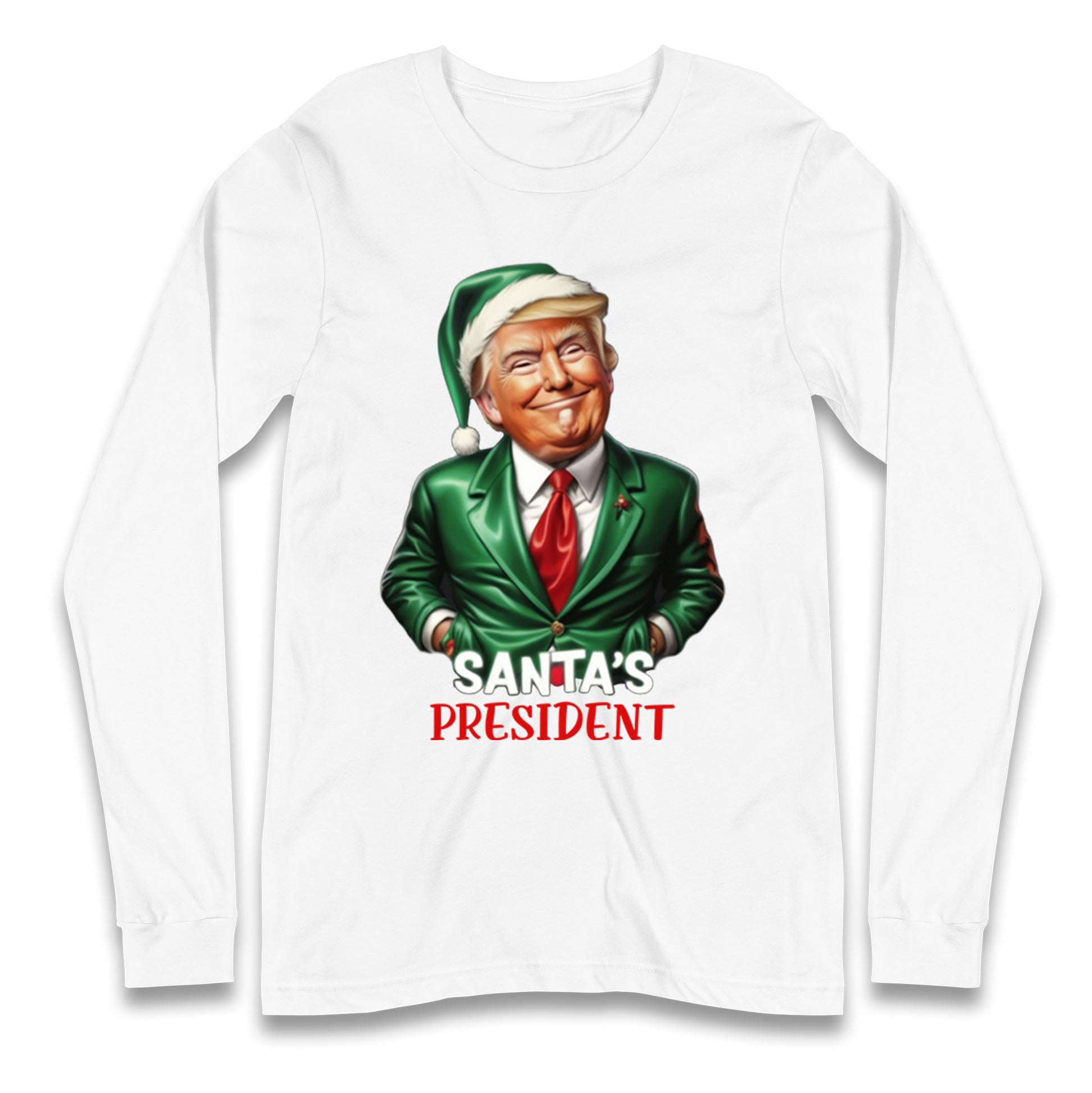 Donald Trump Christmas Longsleeve T Shirt