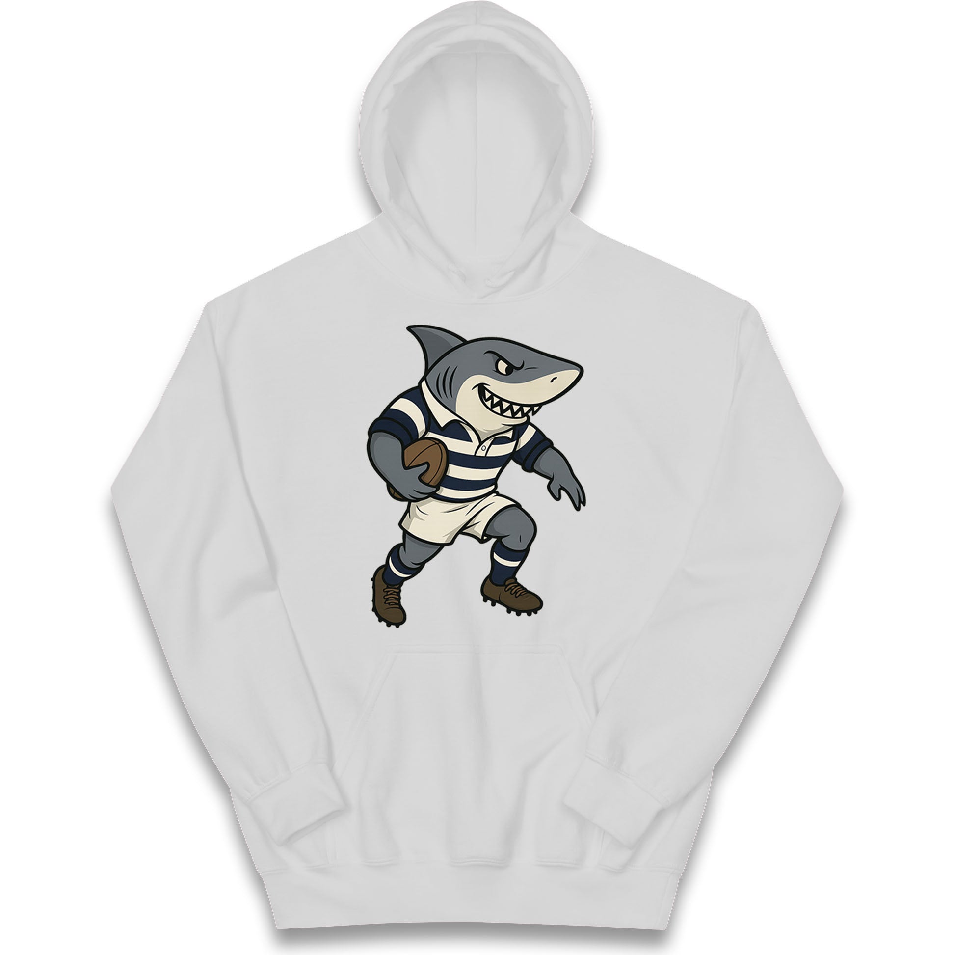 Retro Sale Sharks Rugby Union Kids Hoodie 