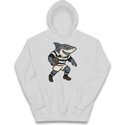 Retro Sale Sharks Rugby Union Kids Hoodie 