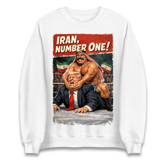 Donald Trump Iron Sheik Iran Wrestling Jumper