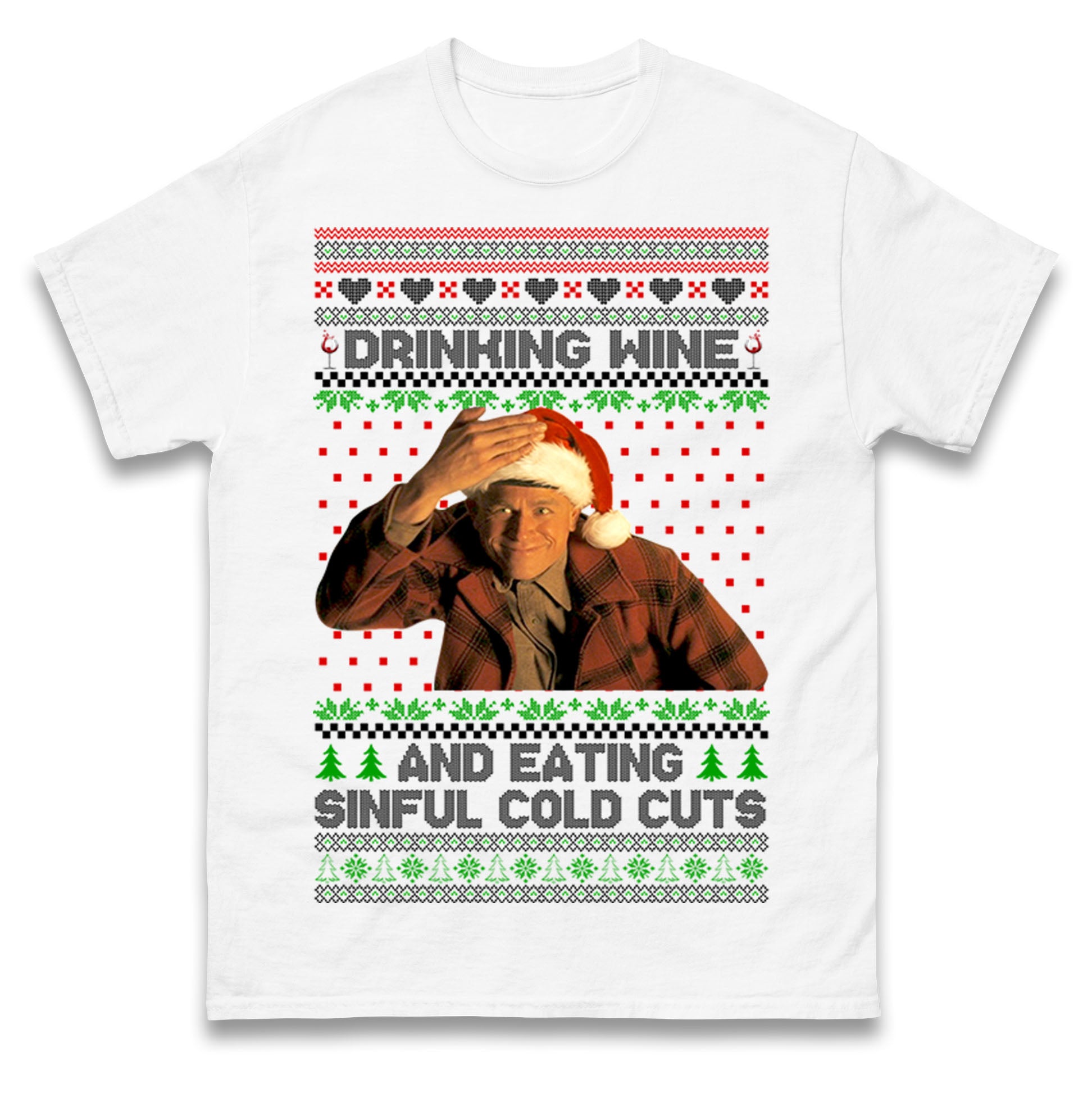 Ed Gein Wine Christmas T Shirt