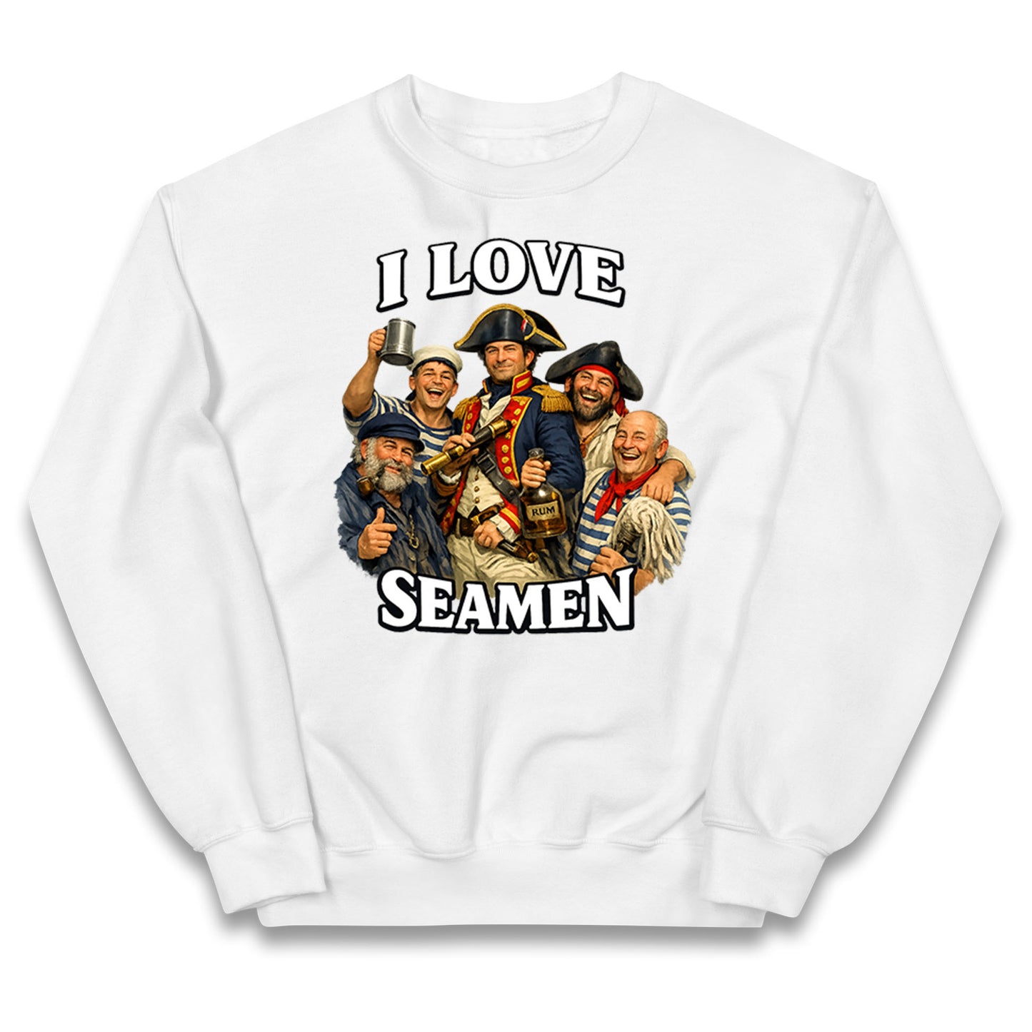 I Love Seamen Funny Cringe Meme Offensive  Kids Jumper