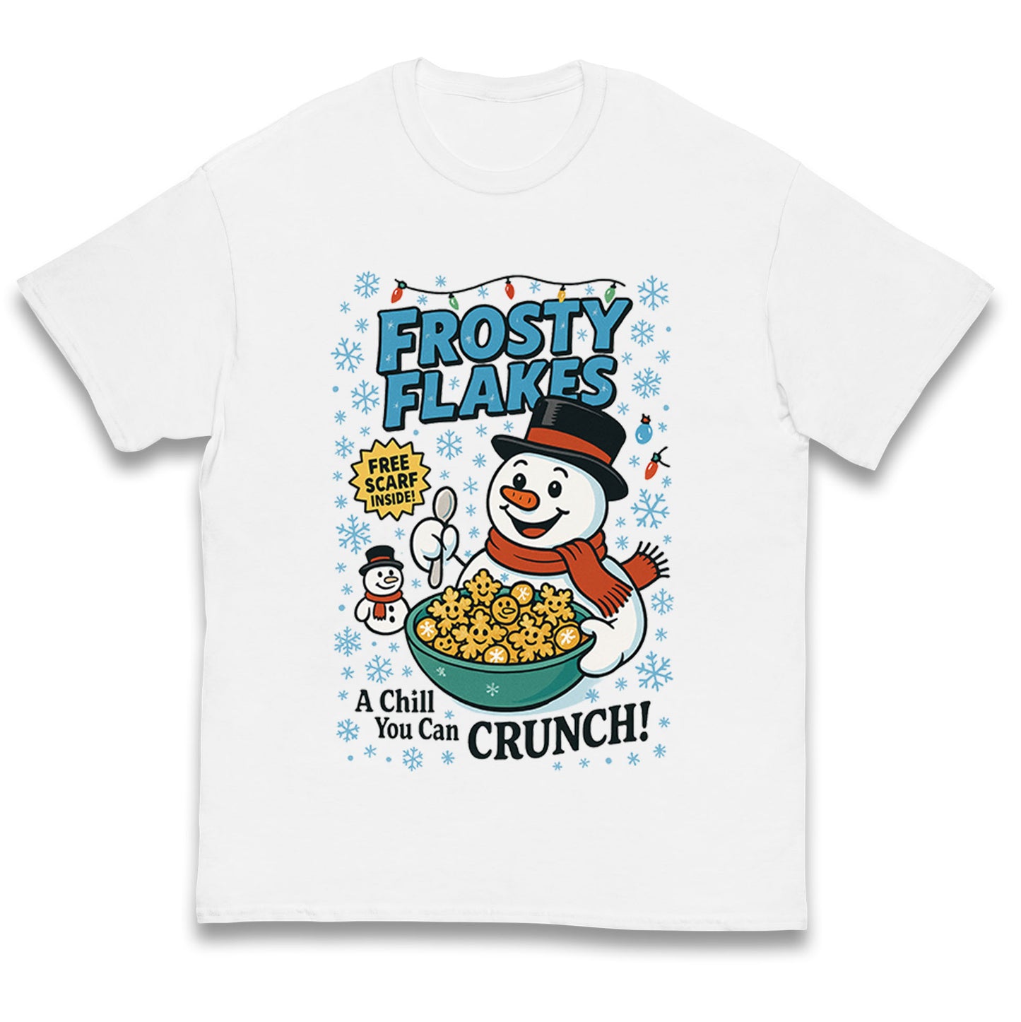 Snowman Christmas Kids T Shirt