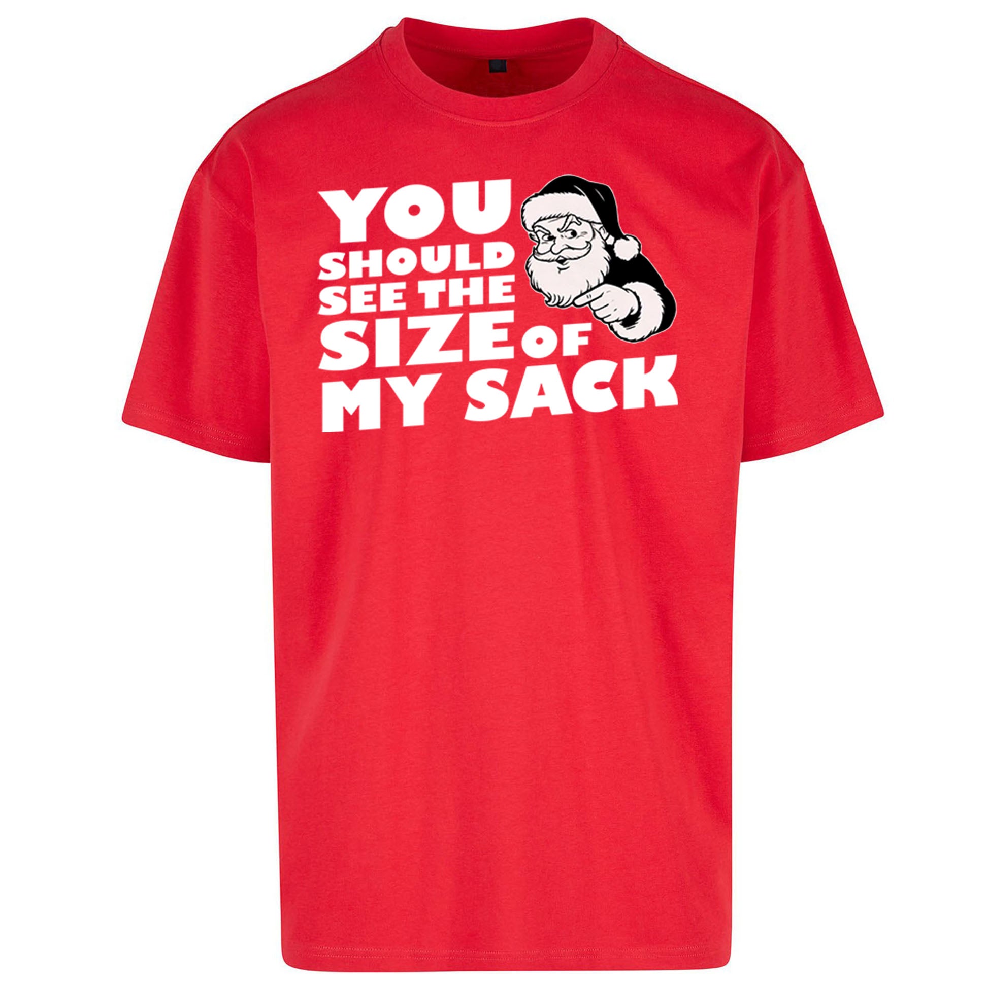 Santas Sack Oversized T Shirt