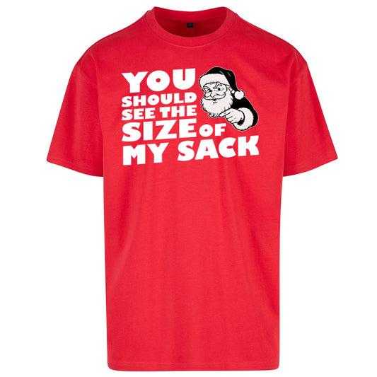 Santas Sack Oversized T Shirt