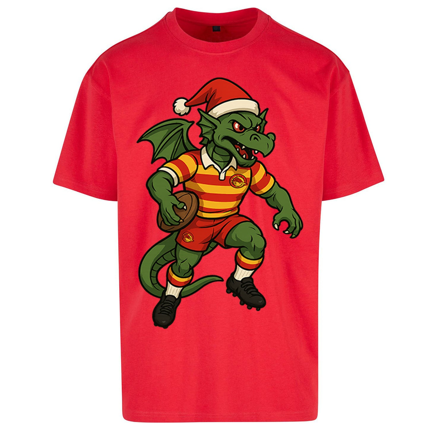 Catalans Dragons Christmas Oversized T Shirt