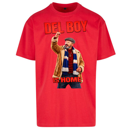 Del Boy Is Home Rangers Football - Oversized T Shirt