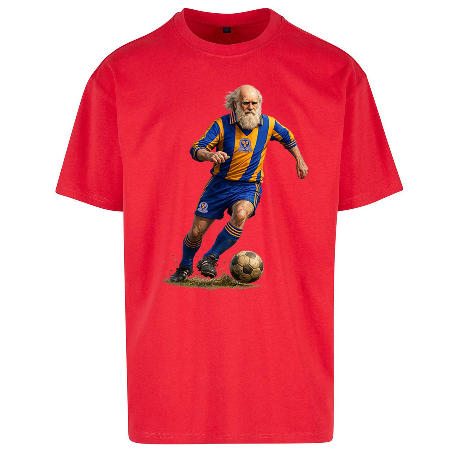 Retro Shrewsbury Town Charles Darwin - Oversized T Shirt