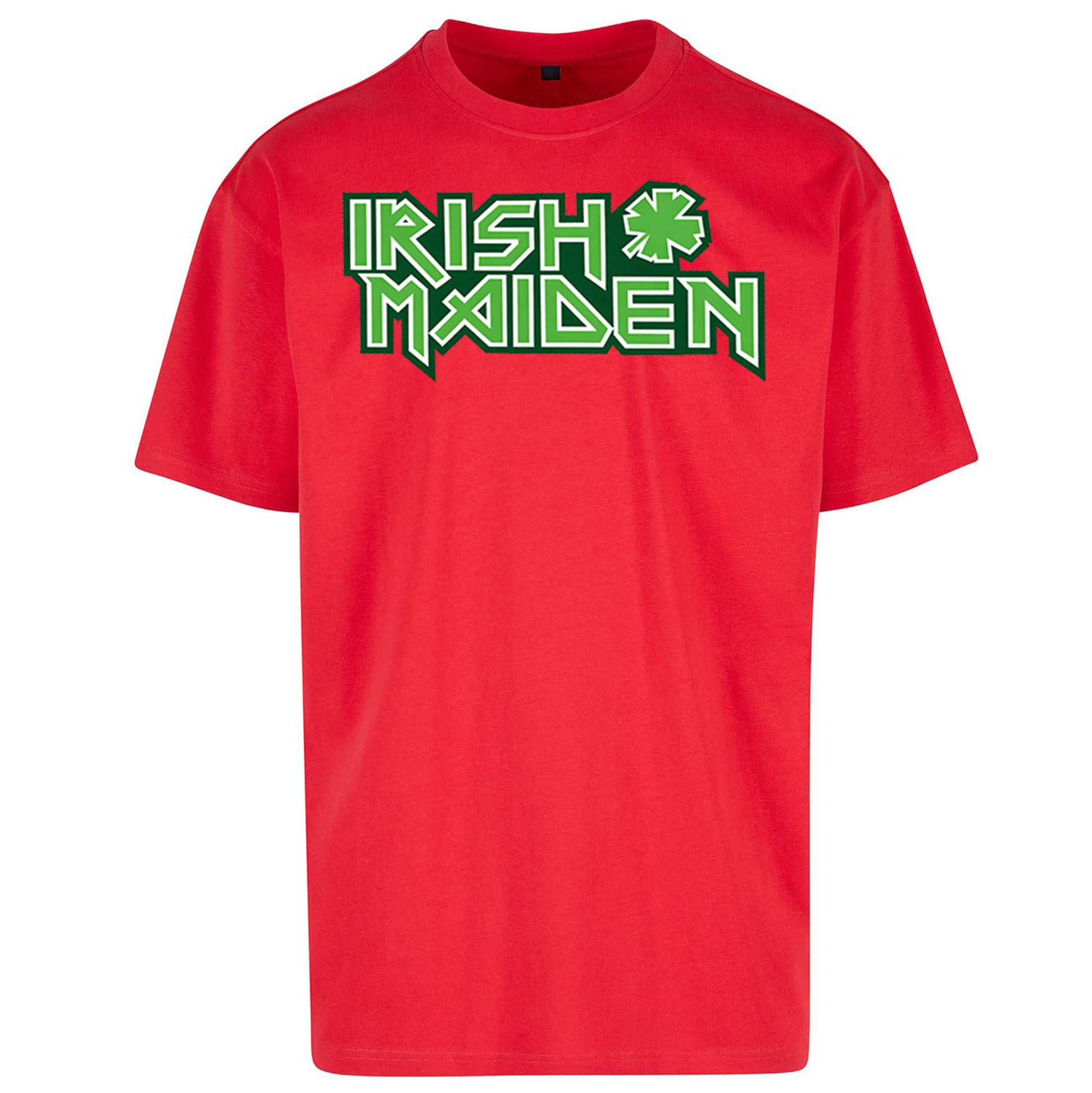 Irish Maiden St Patricks Day Oversized T Shirt 