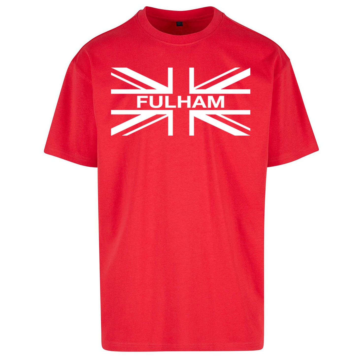 Fulham Football Flag Oversized T Shirt