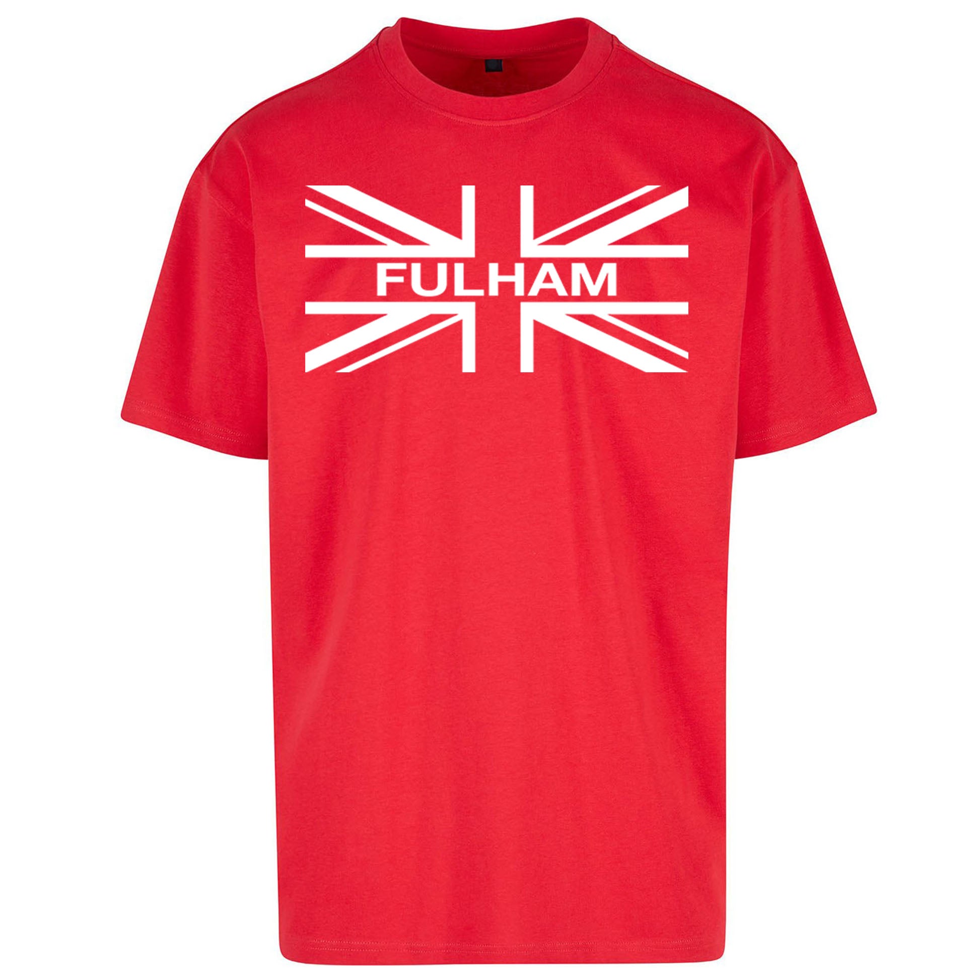 Fulham Football Flag Oversized T Shirt