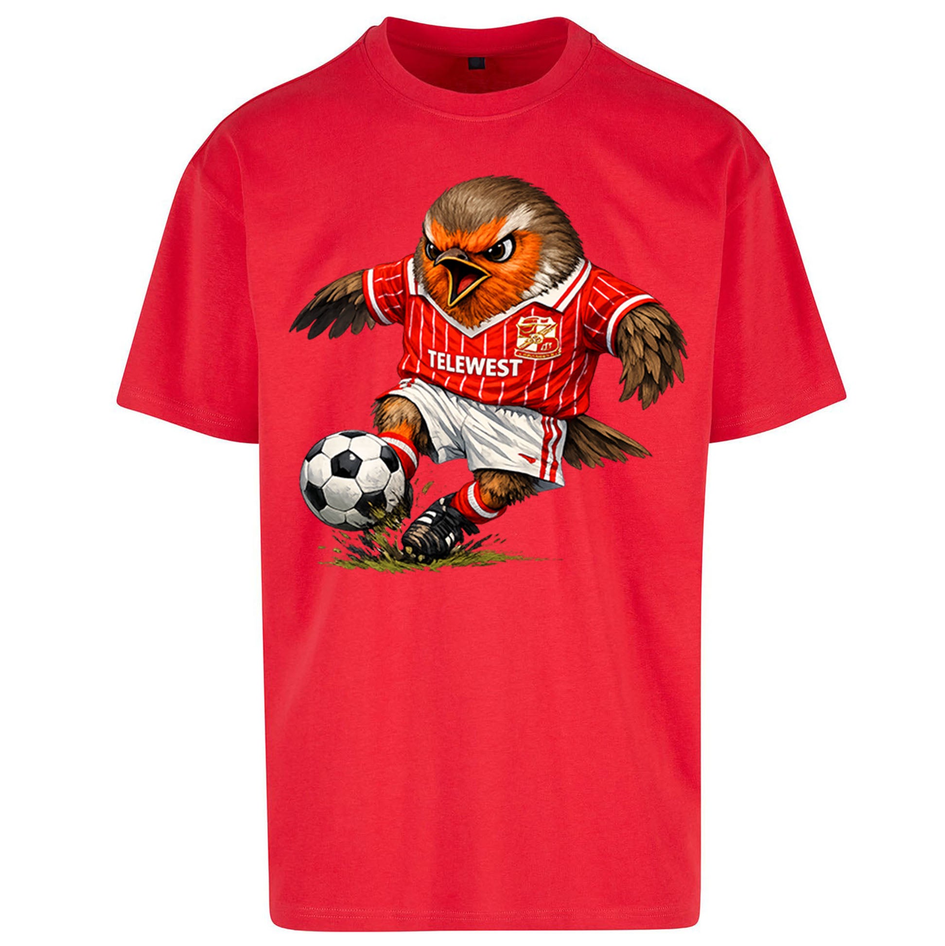 Classic Swindon Town Football Oversized T Shirt