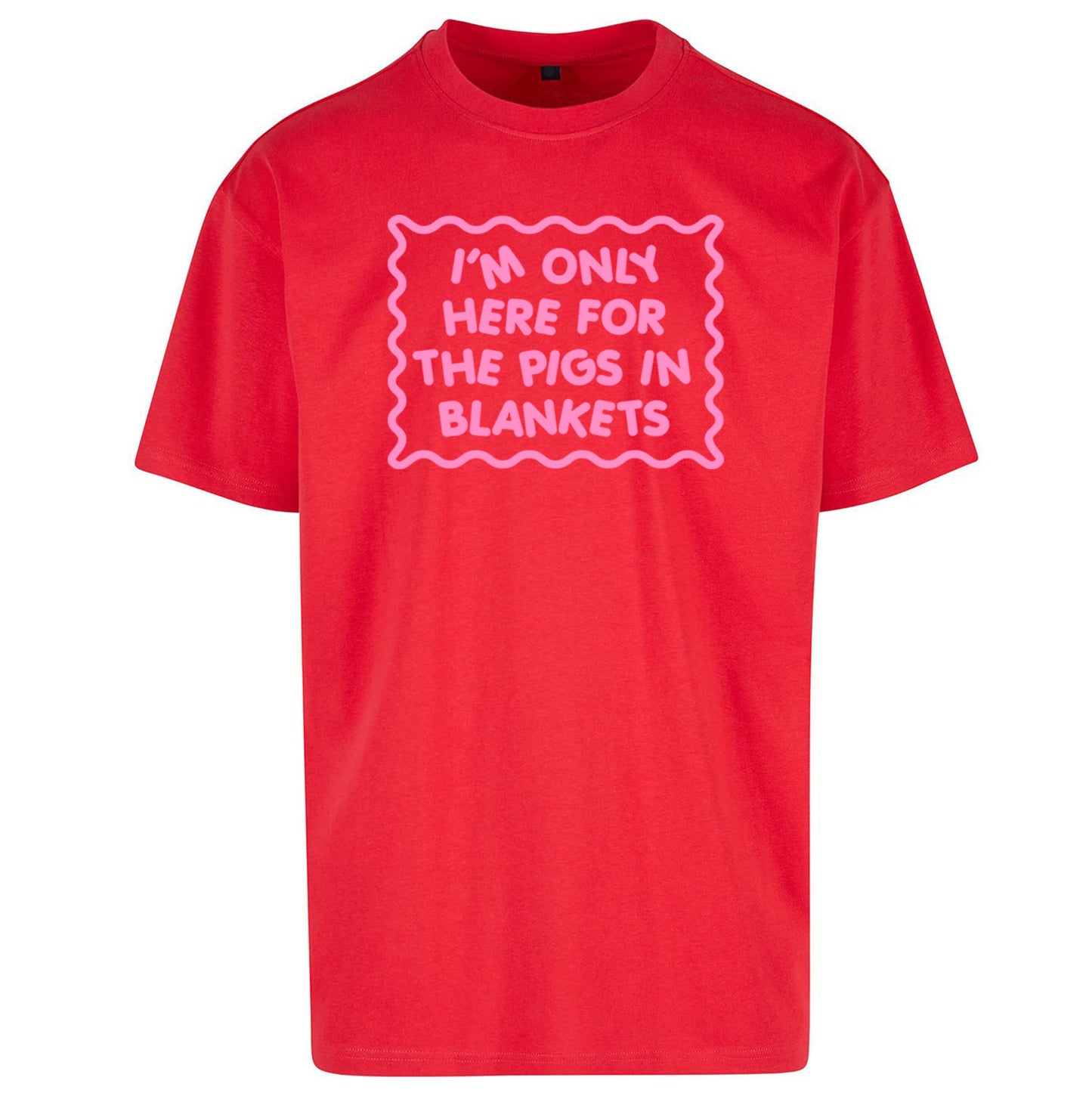 Pigs In Blankets Christmas Oversized T Shirt
