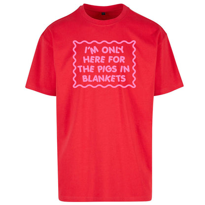 Pigs In Blankets Christmas Oversized T Shirt