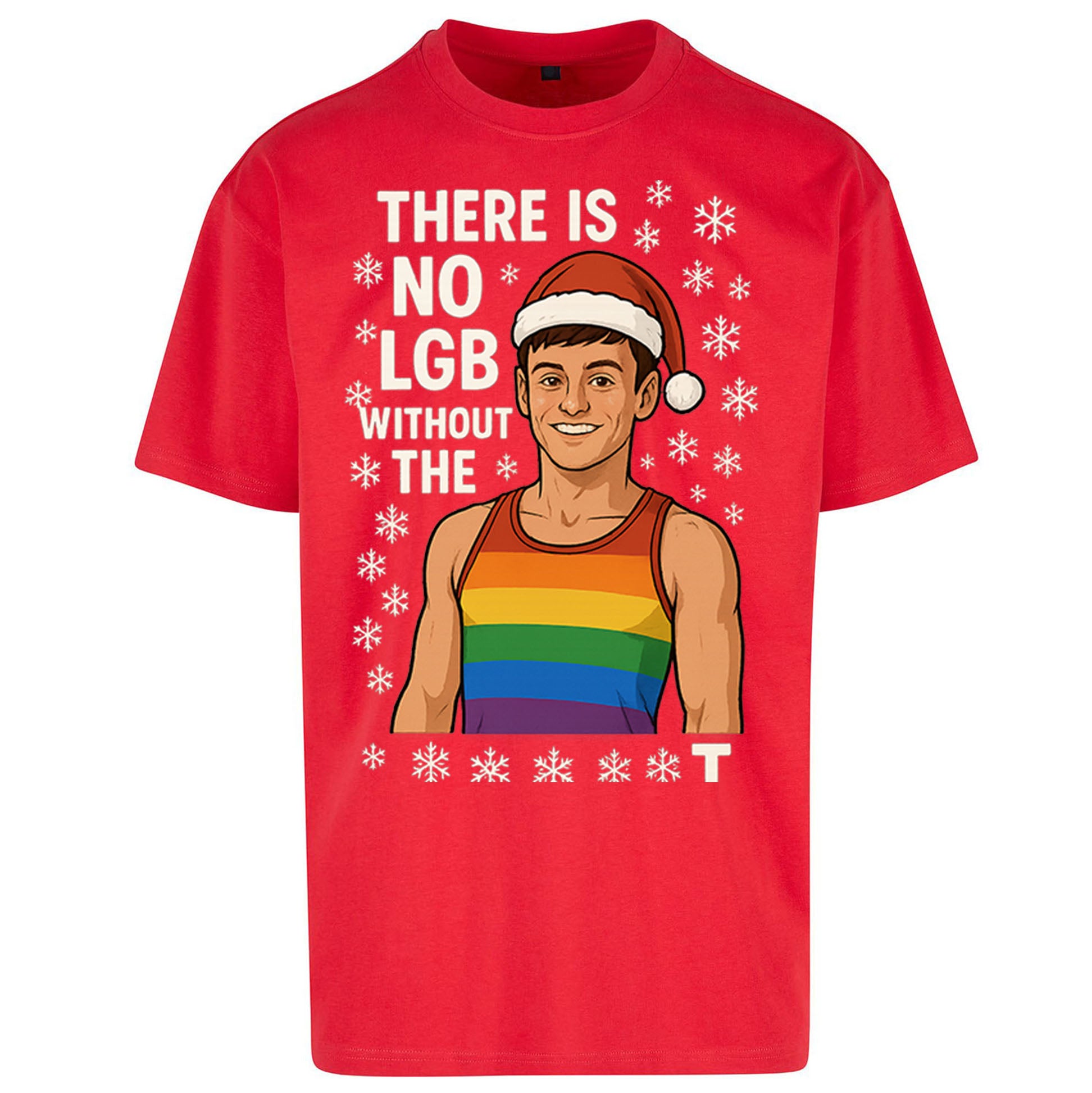 Tom Daley Christmas Oversized T Shirt 