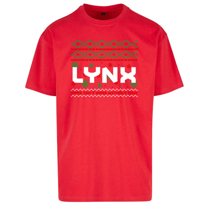 Lynx Christmas Oversized T Shirt