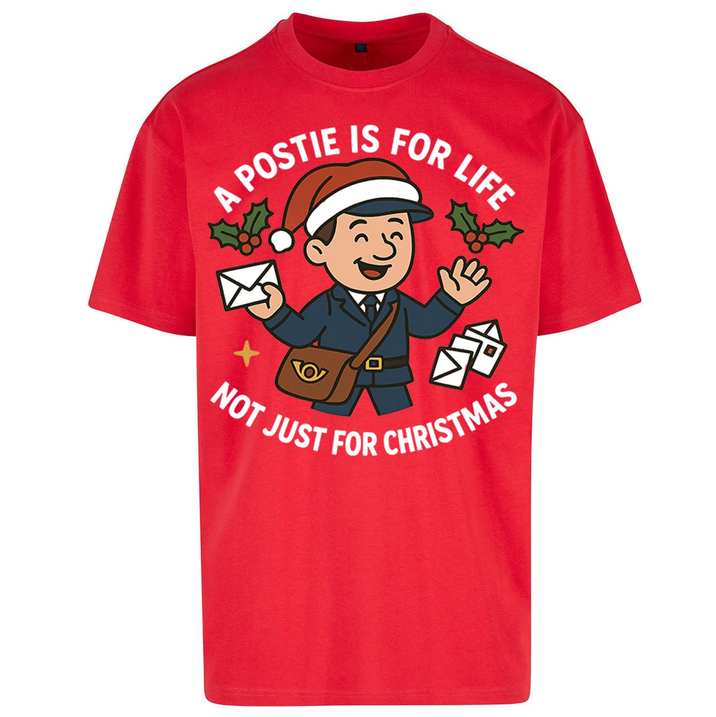 Postie Christmas Oversized T Shirt