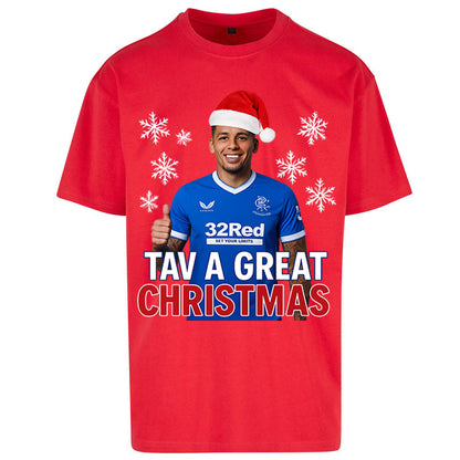 Tav a Great Christmas Rangers Oversized T Shirt