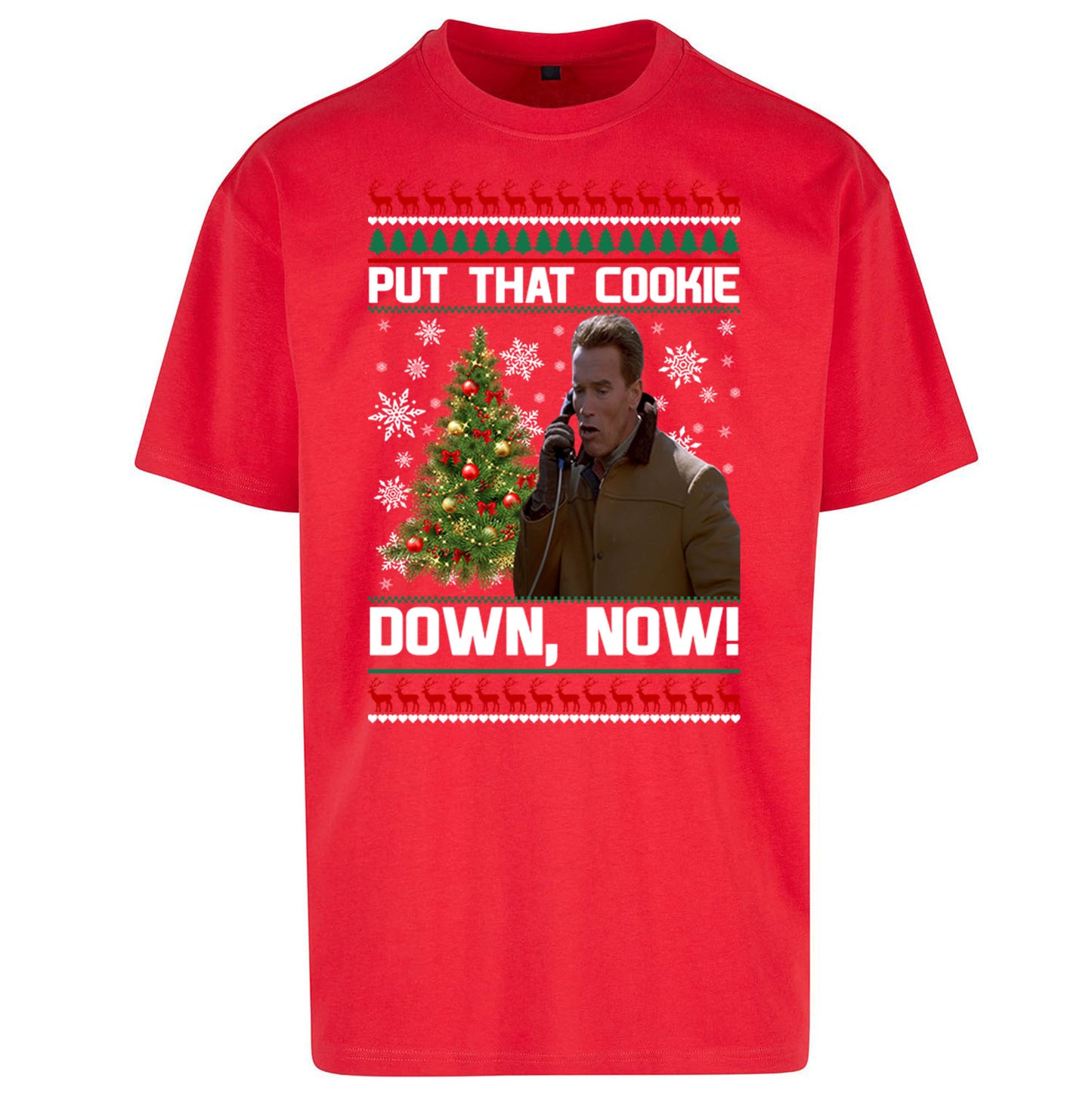 Arnie Christmas Oversized T Shirt