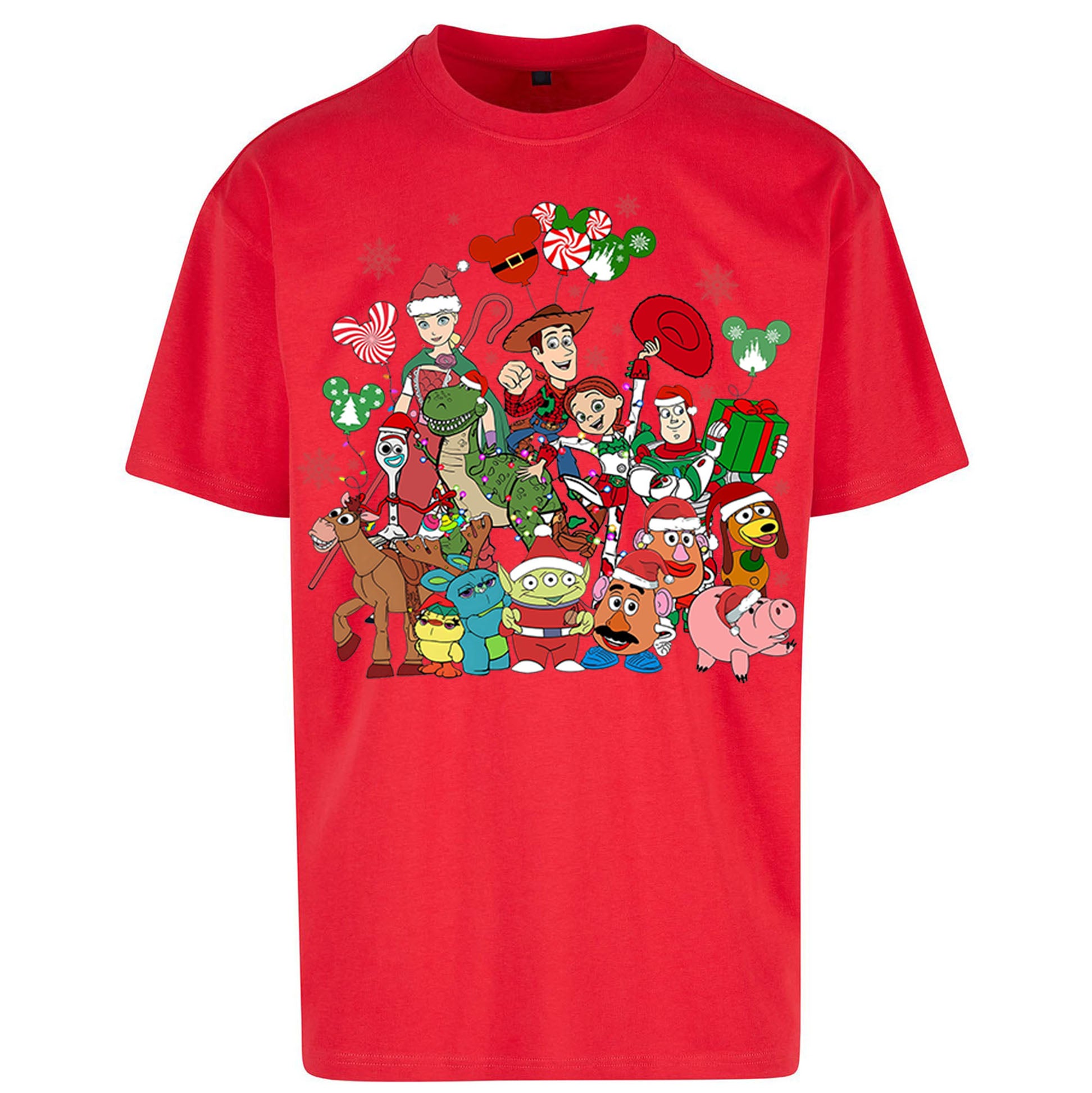 Toy Story Christmas Oversized T Shirt 