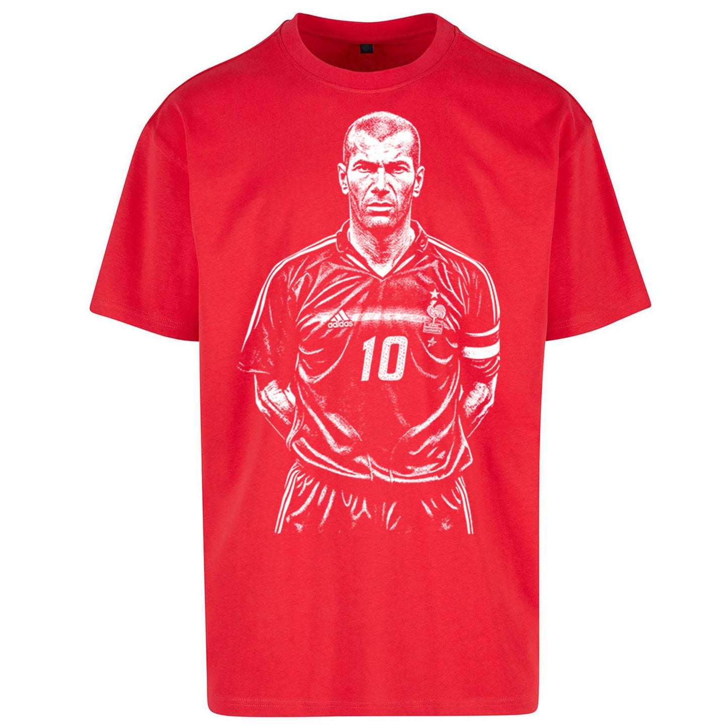 Zidane France 10 Oversized T Shirt