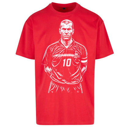 Zidane France 10 Oversized T Shirt