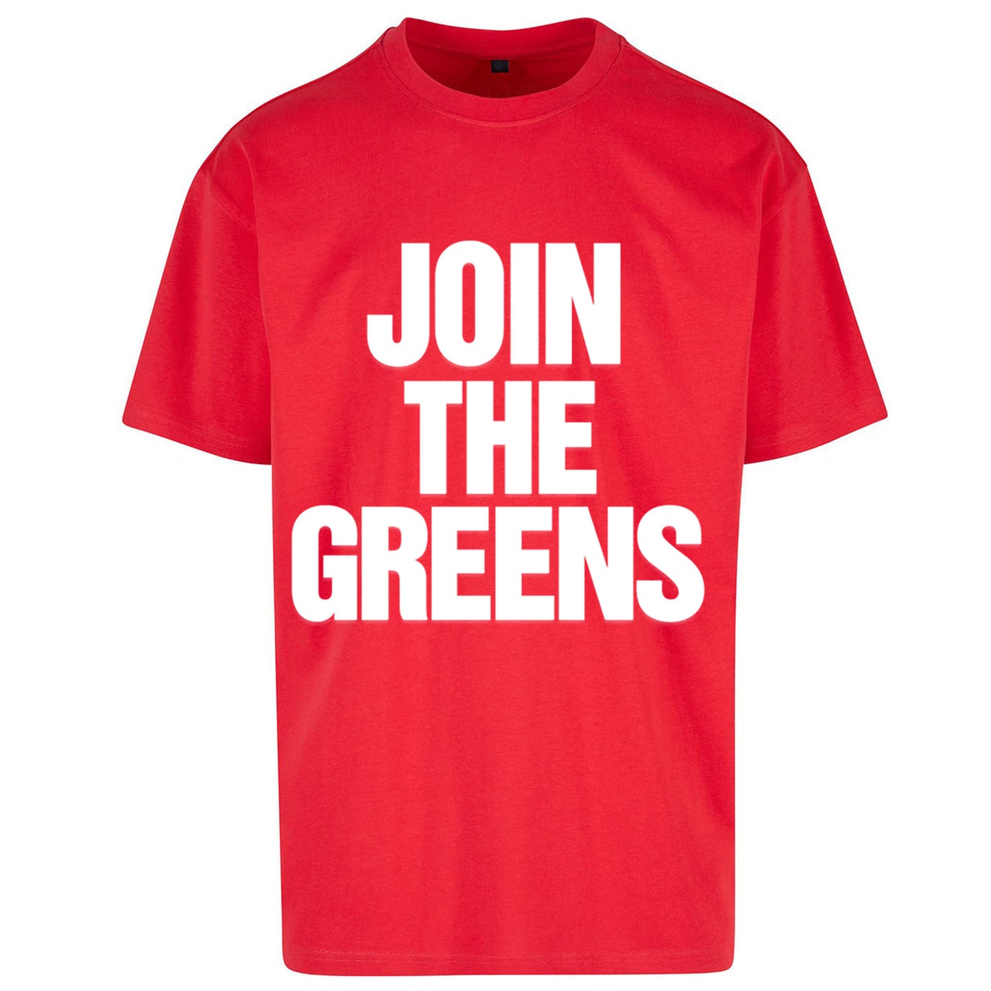 Green Party Join The Greens Oversized T Shirt 