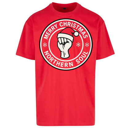 Merry Christmas Northern Soul Oversized T Shirt