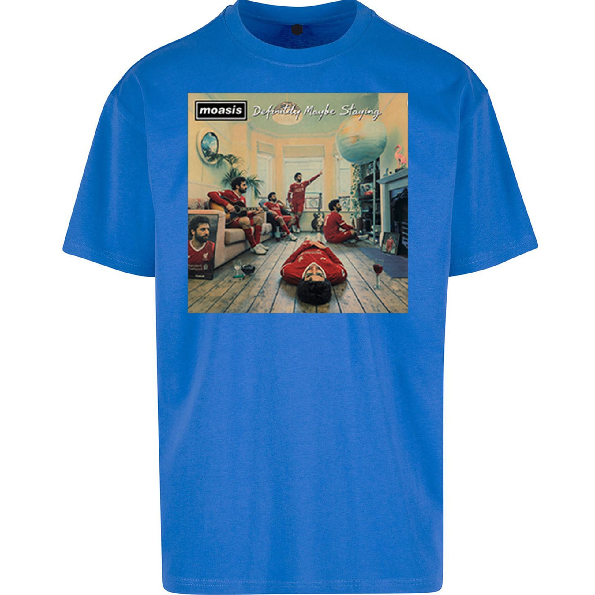 Mo Salah Oasis Liverpool Football Oversized T Shirt