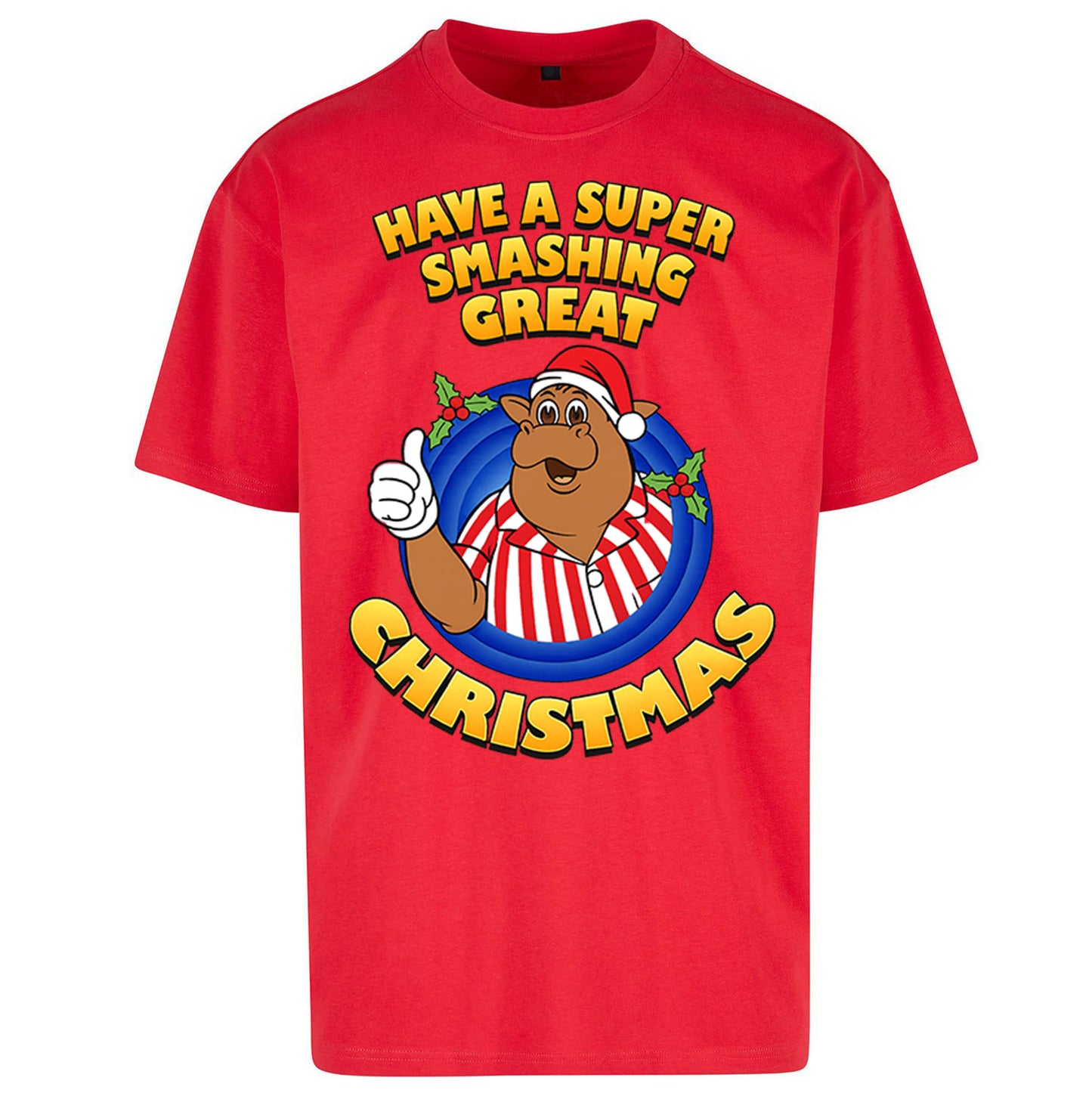 Bullseye Christmas Oversized T Shirt