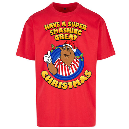 Bullseye Christmas Oversized T Shirt