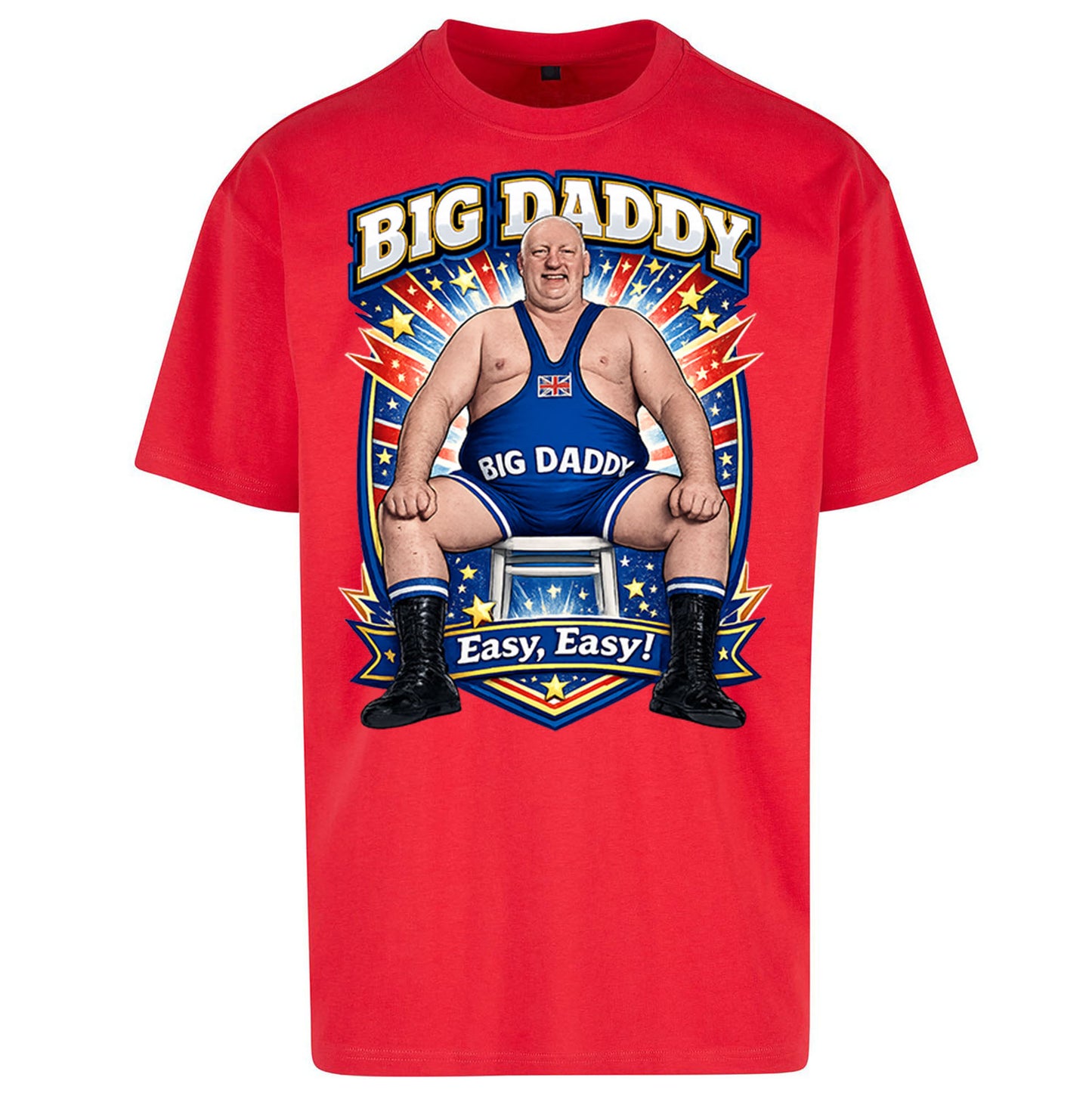 Big Daddy UK Wrestling Oversized T Shirt