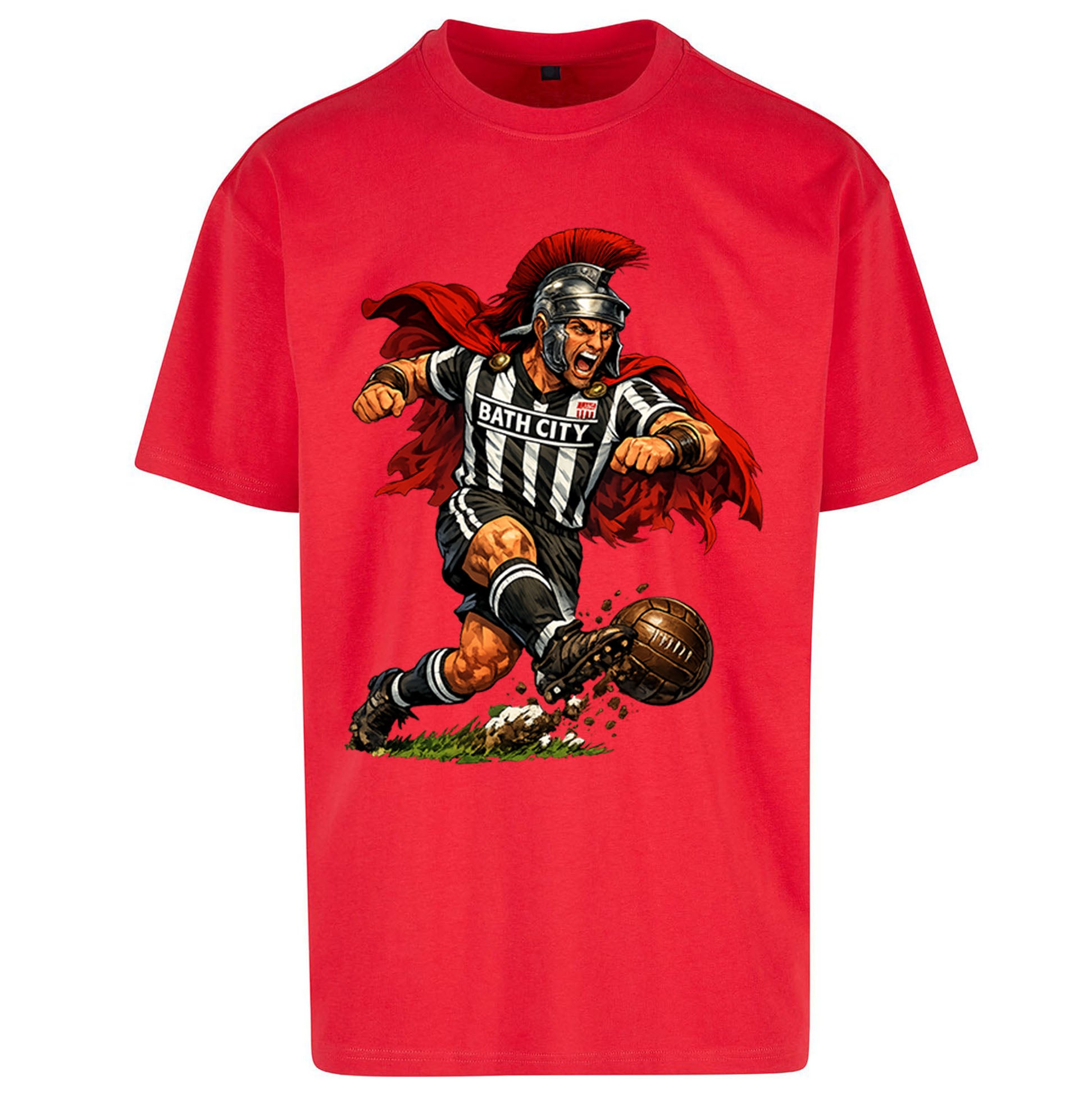 Retro Bath City Football Oversized T Shirt 