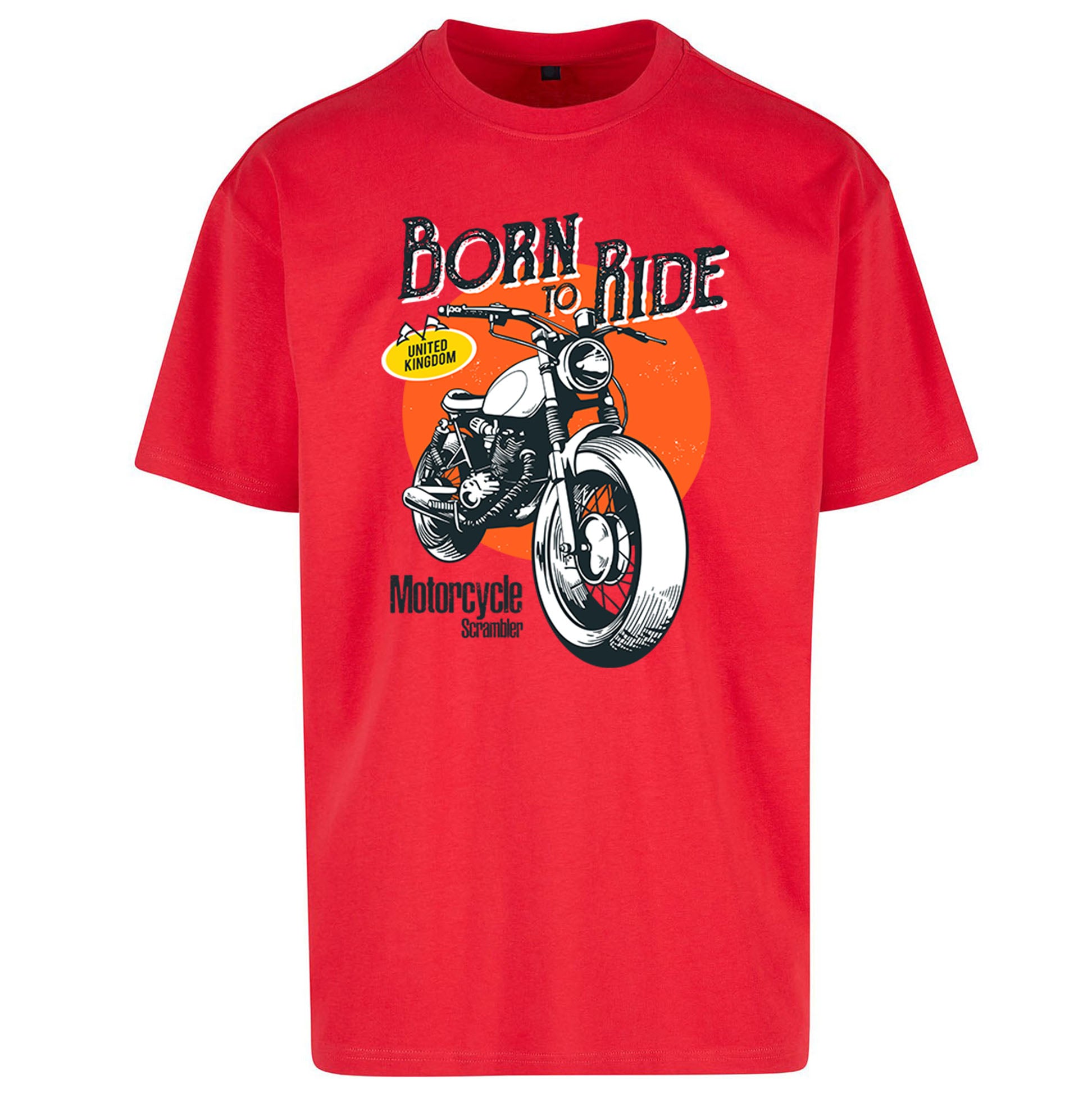 Born To Ride UK Oversized T Shirt