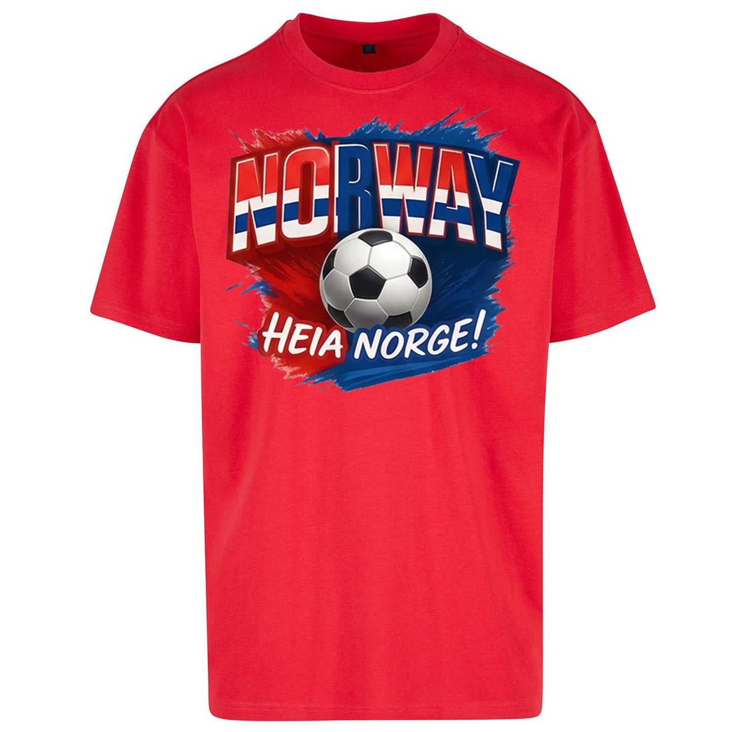 Norway Retro World Cup Oversized T Shirt