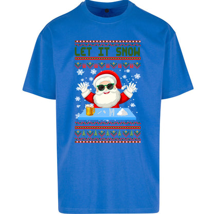 Santa Claus Christmas Oversized T Shirt