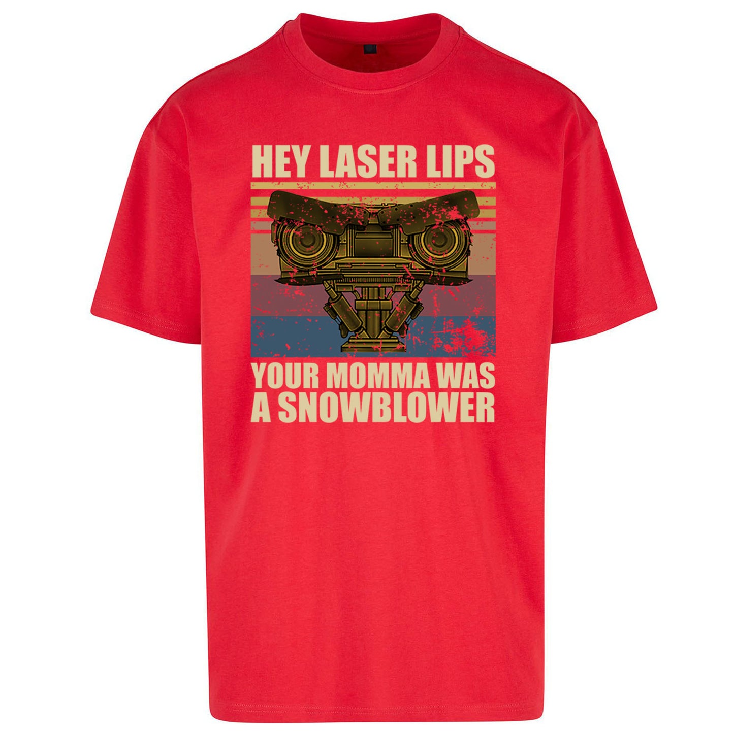Hey Laser Lips Oversized T Shirt