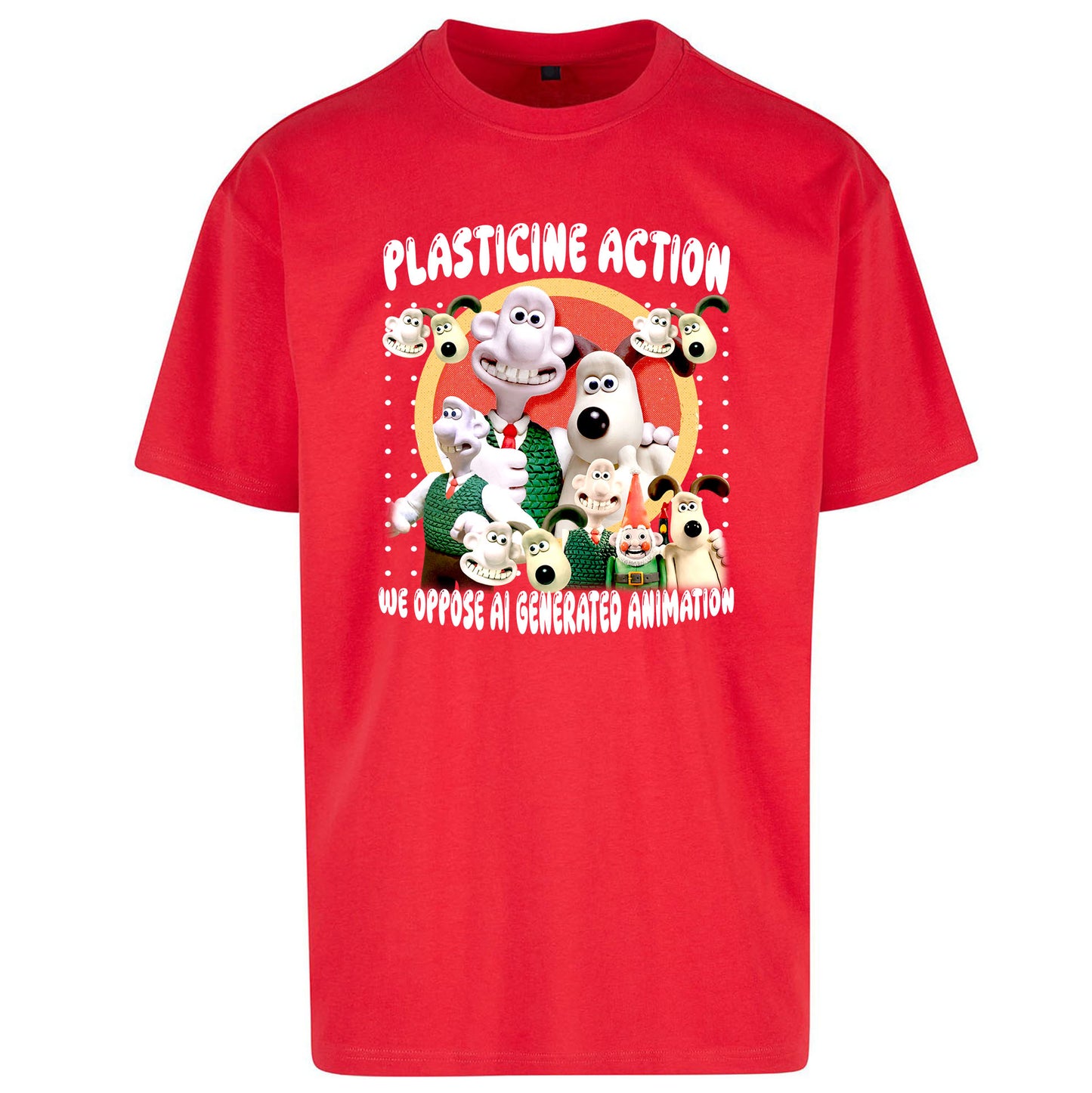 Plasticine Action Figure Oversized T Shirt