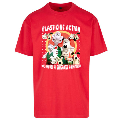 Plasticine Action Figure Oversized T Shirt