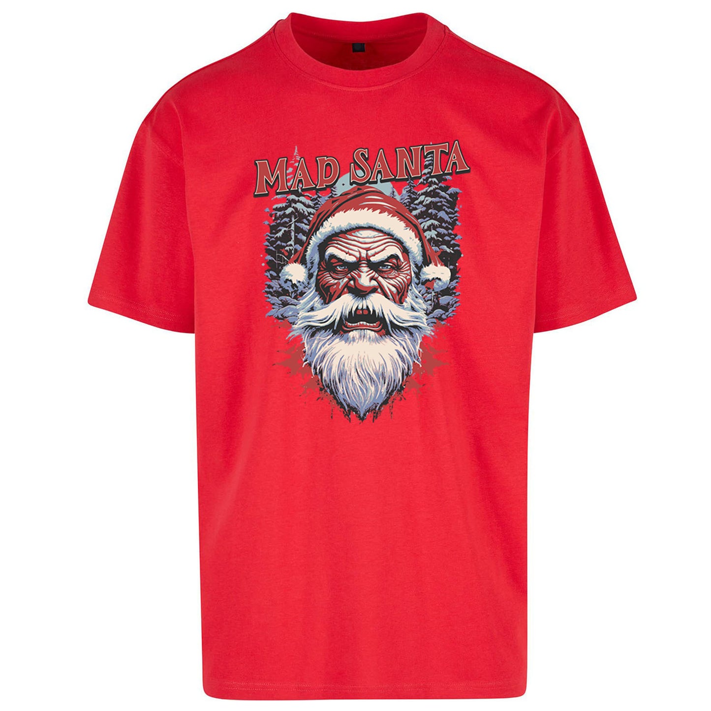 Mad Santa Oversized T Shirt